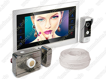 Комплект видеодомофона с электромеханическим замком HDcom S-101AHD + Anxing Lock Control